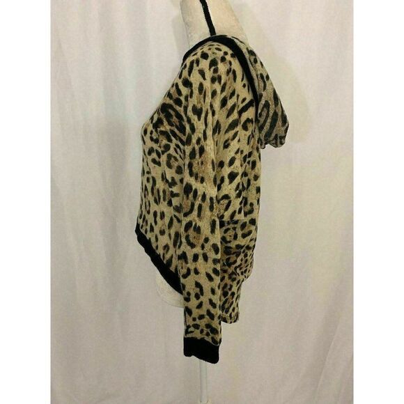 Lucca Couture Leopard Print Long sleeve sweater - Picture 4 of 8